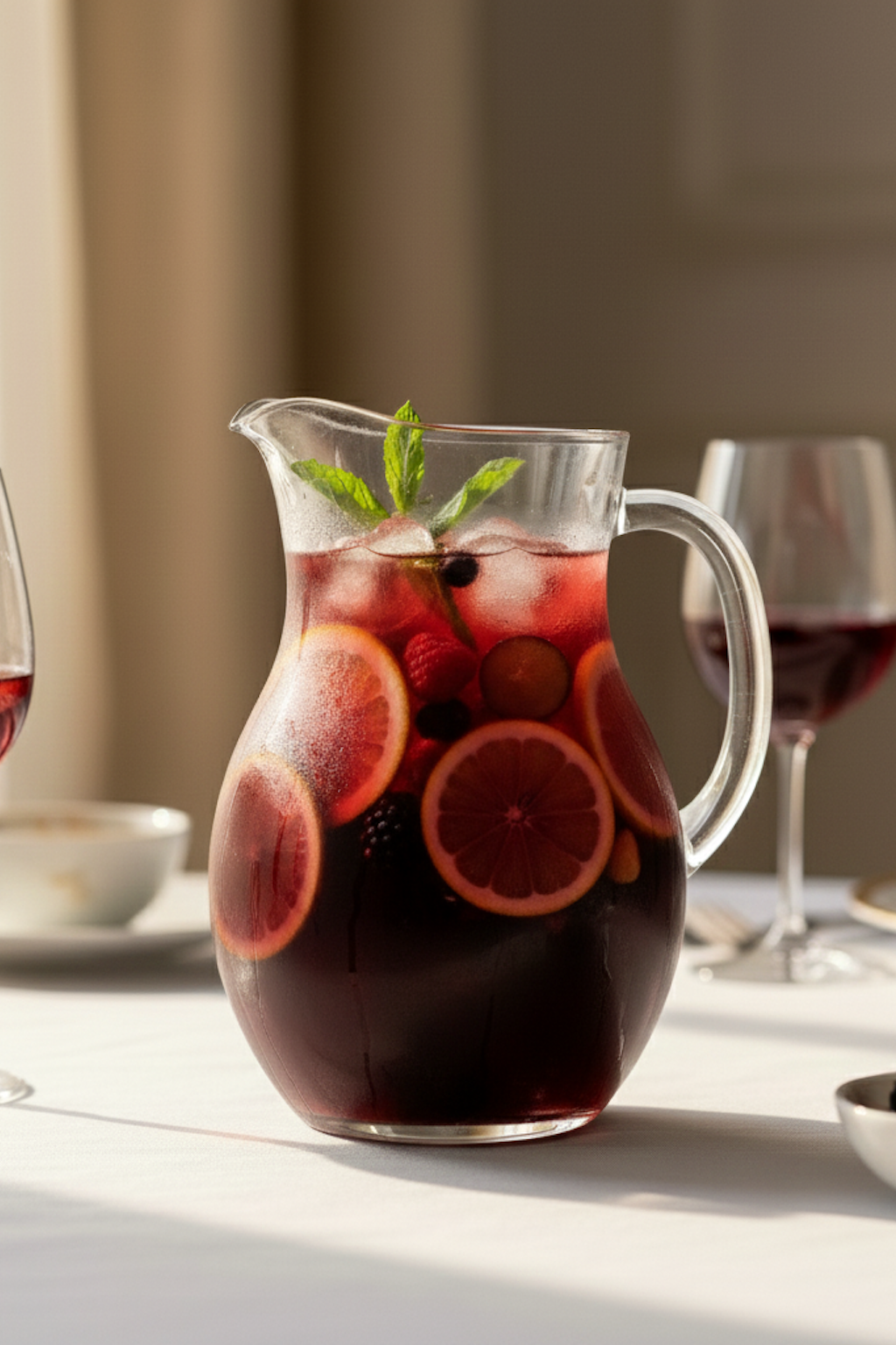 Sangría premium sin alcohol: receta elegante y fácil con Sinzero Cabernet Sauvignon